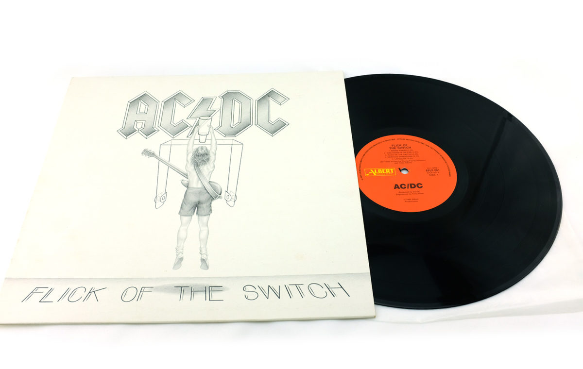 AC/DC Flick Of The Switch LP 1st Pressing - Ozzy Collectibles