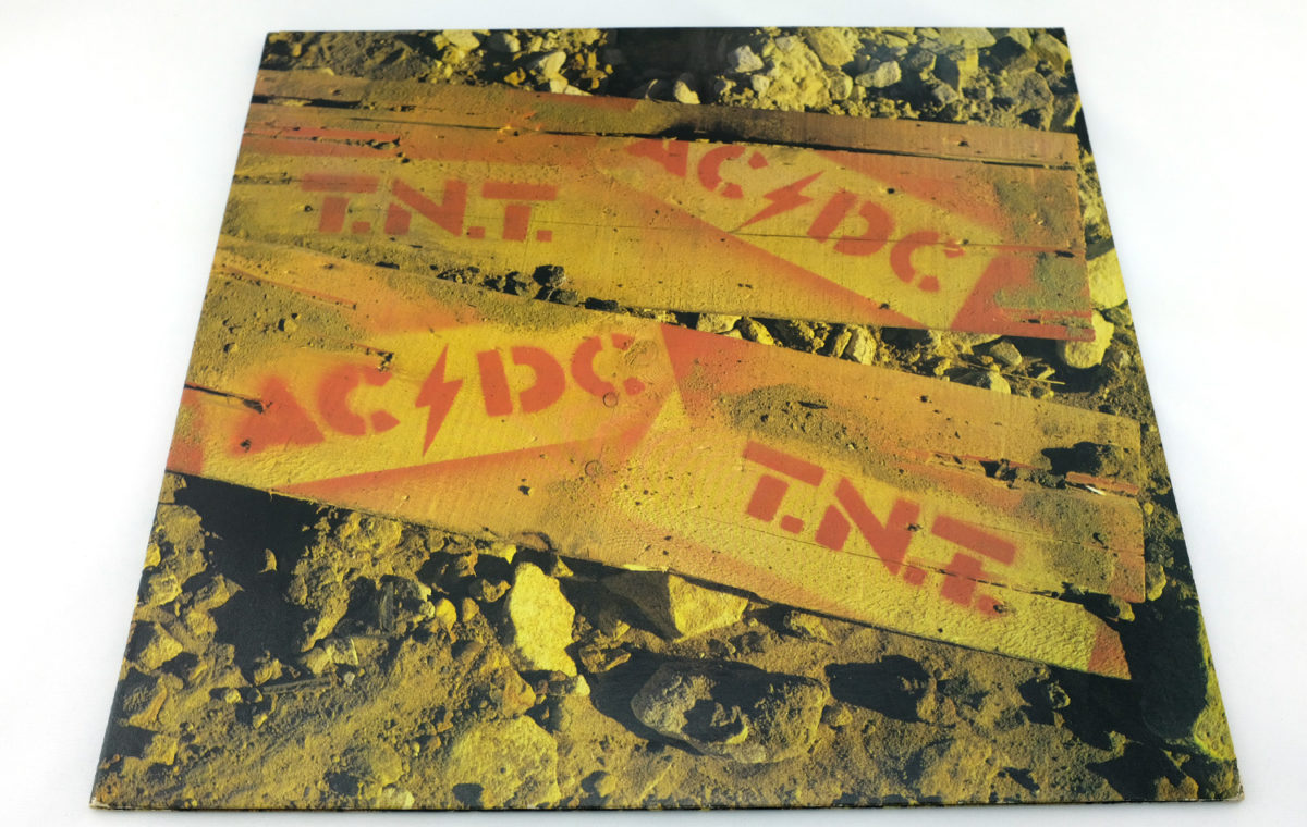 AC/DC T.N.T. Vinyl 1975 E.M.I Flyer - Ozzy Collectibles