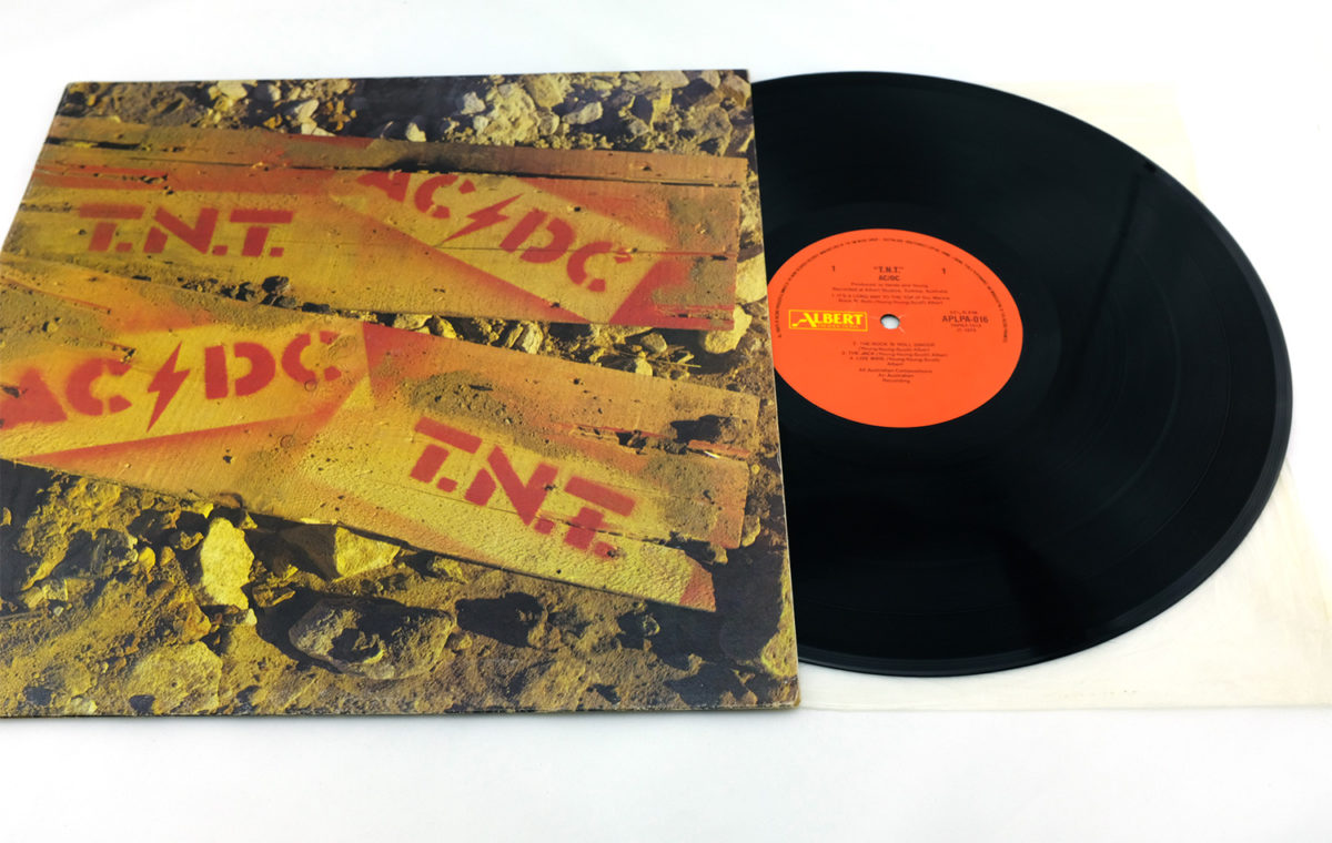AC/DC T.N.T. Vinyl LP Red Label Aussie Pressing - Ozzy Collectibles