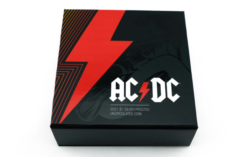 AC/DC 1 OZ Silver Frosted Coin Limited Mintage - Ozzy Collectibles