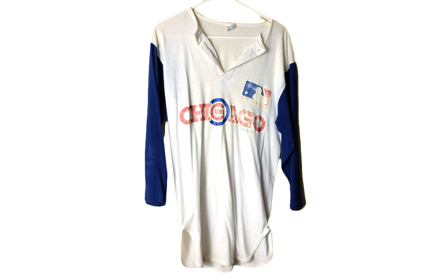 Vintage 1989 Chicago Cubs Major Baseball League Tee Shirt