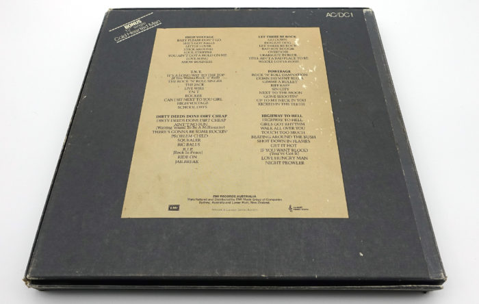 AC/DC Vol. 1 (Volume 1) 7 x 12" Vinyl LP Record Box Set Pressings