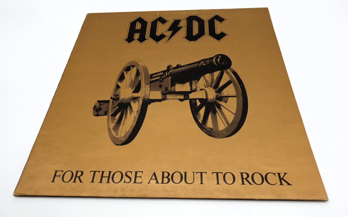 AC/DC For Those About To Rock Aussie 1st Press Vinyl LP + Promo Flyer ...