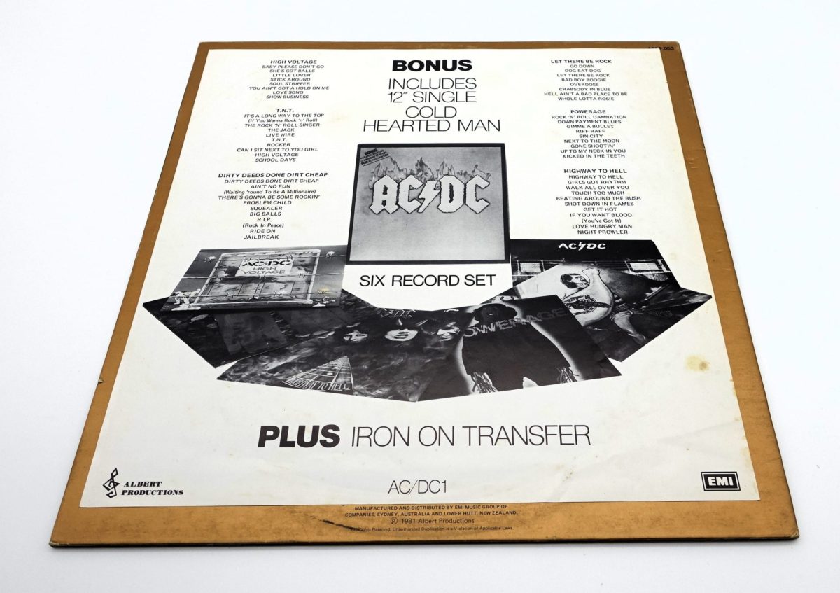 AC/DC For Those About To Rock Aussie 1st Press Vinyl LP + Promo Flyer ...