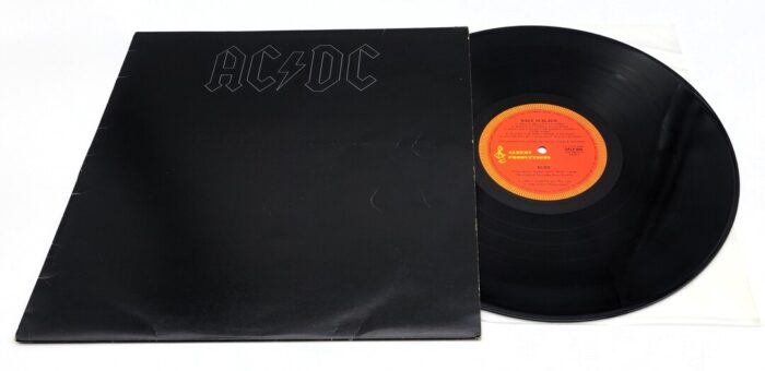 AC/DC Back In Black MAXICUT 1980 OZ 1st Press Vinyl LP Record