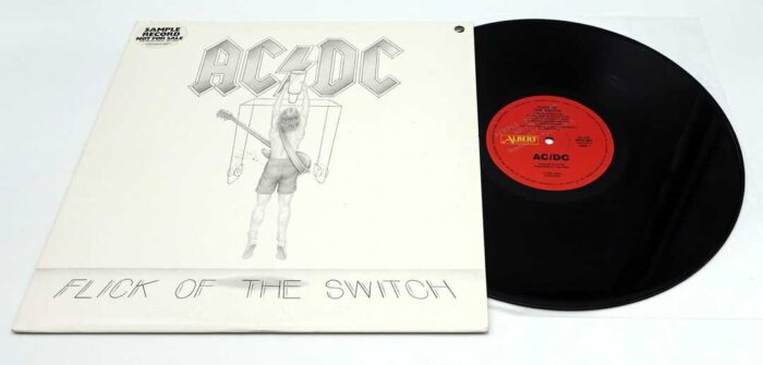 AC/DC Flick of The Switch Vinyl LP Record Alberts 1983 Aussie Promo Press