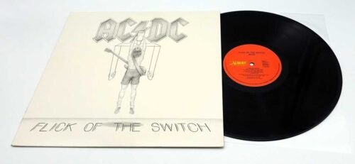 AC/DC Flick of The Switch Vinyl LP Record Aussie & NZ Promo Press