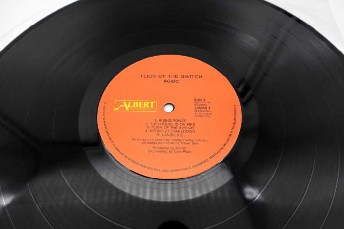 AC/DC Flick of The Switch Vinyl LP Record Aussie & NZ Promo Press - Image 2