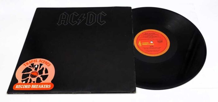 AC/DC Back In Black Vinyl LP Record OZ MAXICUT 1980 1st Press + Hype