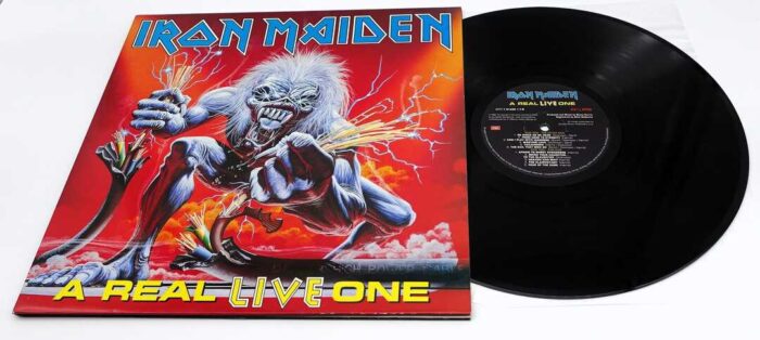 Iron Maiden A Real Live One Vinyl LP Record UK 1993 1st Press