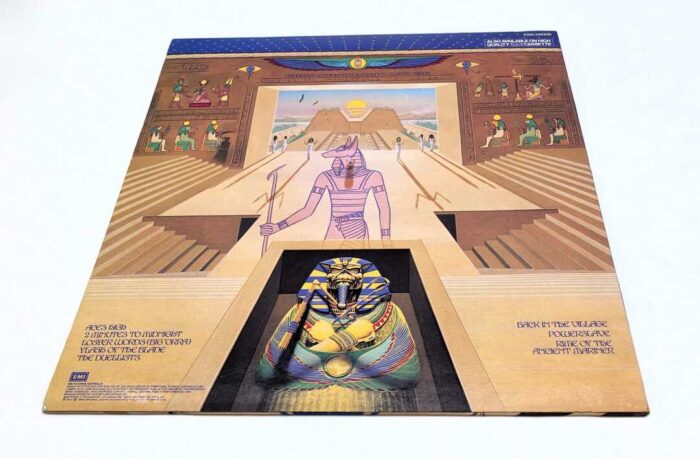 Iron Maiden Powerslave Vinyl LP Record 1984 Aussie 1st Press - Image 3