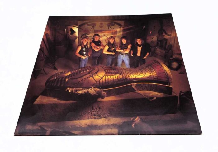 Iron Maiden Powerslave Vinyl LP Record 1984 Aussie 1st Press - Image 4