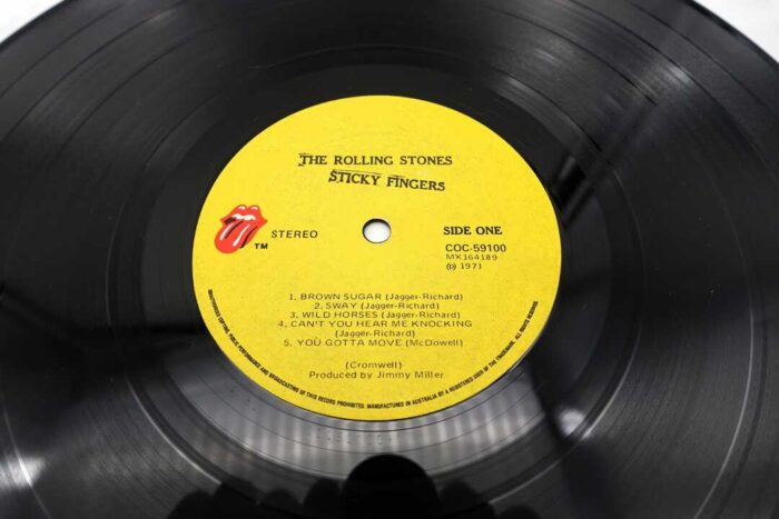 The Rolling Stones Sticky Fingers 1971 Vinyl LP Record OZ 1st Press - Image 2