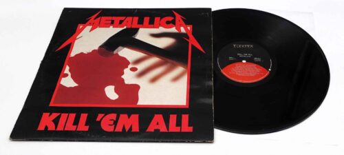 Metallica Kill 'Em All Aussie OZ Vinyl LP Record 1987 Misprint Press
